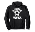 Soccer Yaya Soccer Ball Distressed Hoodie - Streetwear Style for Adults