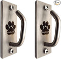 Canine Hitch- Secure Dog Leash Parking Mounted Indoor – Outdoor Wall Hook - Tie Out Stainless Steel Practical Lead Management for Home & Business, Standard Size 2 Pack