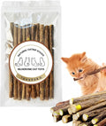 Cat Toys - Silvervine & Matatabi Catnip Toys, 10PCS Indoor Kitty Chew Sticks & Wand Toys for Bored Cats