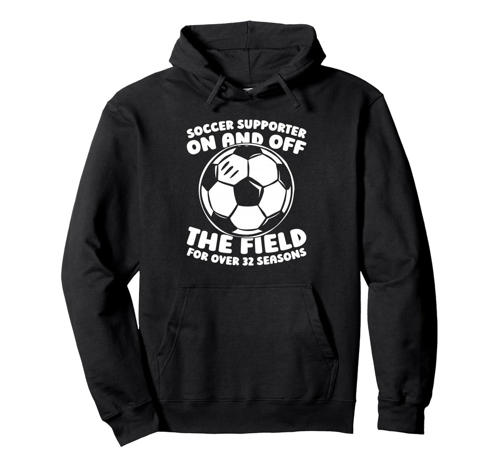 32Th Birthday Soccer Player Team Sports 32 Hoodie - Graphic Print Unisex