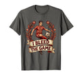 I Bleed Game Soccer Passion T-Shirt - Novelty Apparel for Adults