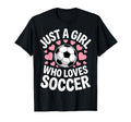 Just Who Loves Soccer Football T-Shirt - Custom Art Print for Adults