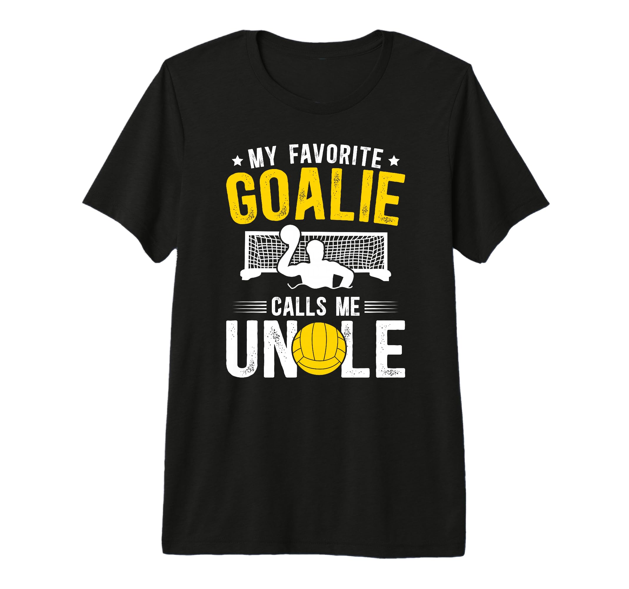 Mens Proud Water Polo Goalie Uncle T-Shirt - Minimalist Print Men Women