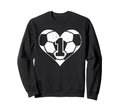Soccer Number 1 Jersey Funny Sweatshirt - Aesthetic Graphic Men Women