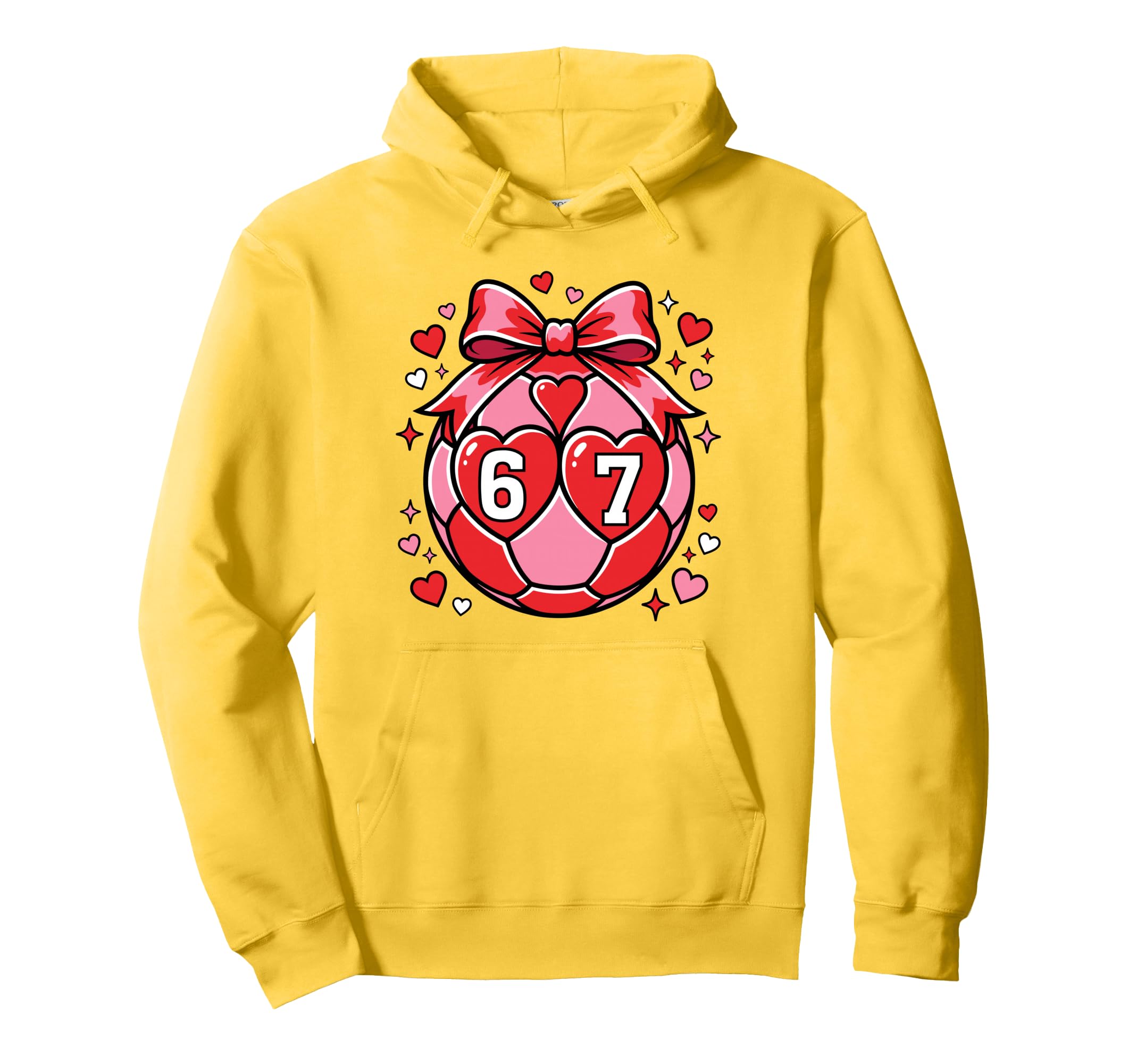 Valentine Soccer Love Football And Hoodie - Casual Everyday Wear Unisex