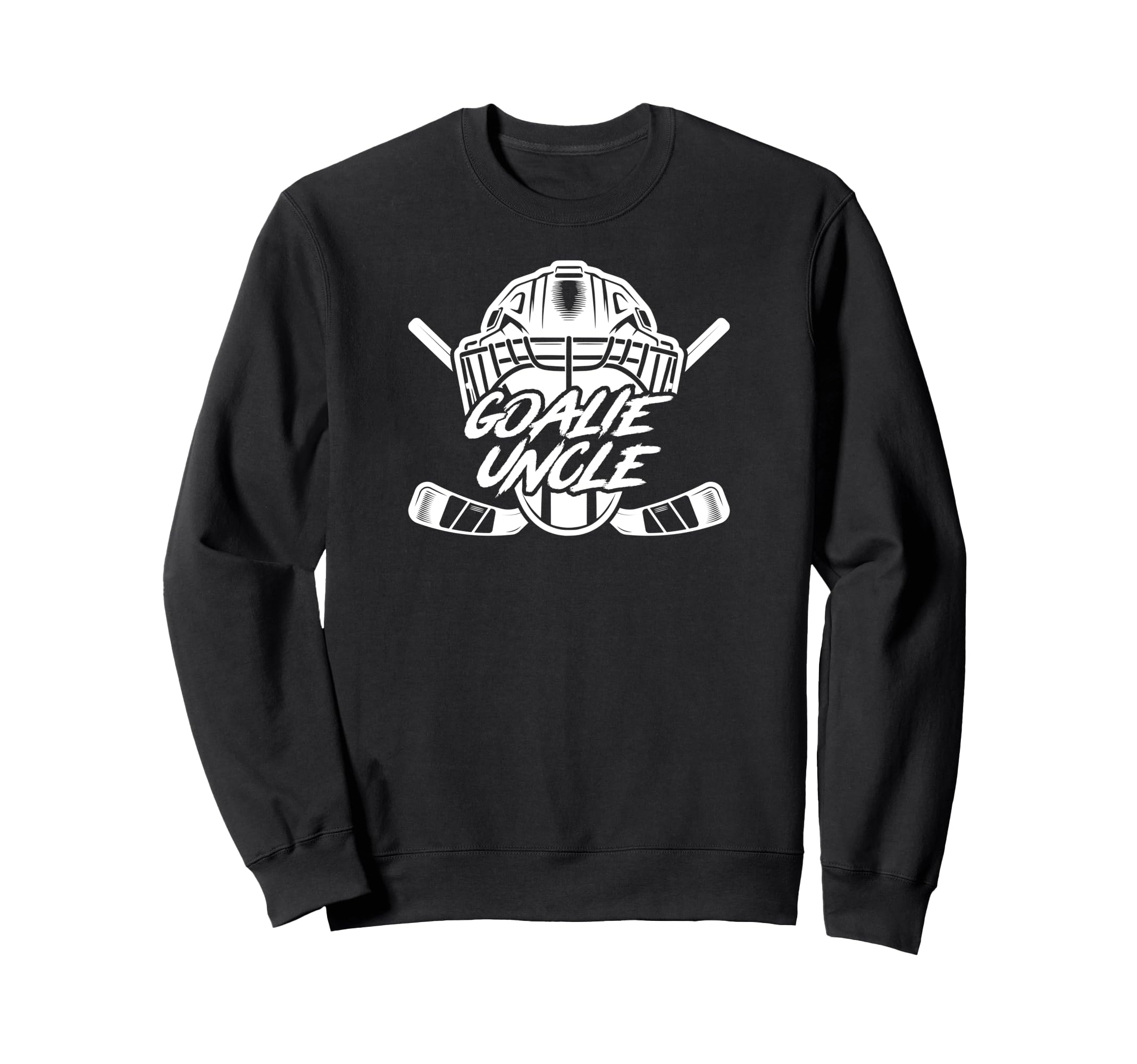 Ice Hockey Goalie Uncle Hockey Sweatshirt - Aesthetic Graphic Men Women