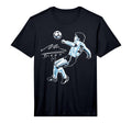 Diego Maradona Eighties Signature T-Shirt - Fun Novelty Design Men Women