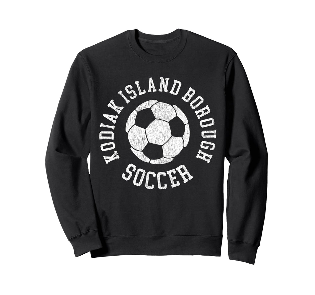 Kodiak Island Borough Soccer Sweatshirt - Minimalist Print Unisex