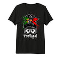 Portugal Football Game Player Soccer T-Shirt - Minimalist Print for Adults