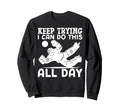 Ice Hockey Goalie Goalkeeper Keep Sweatshirt - Novelty Apparel Unisex