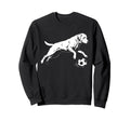 Soccer Labrador Retriever Funny Dog Sweatshirt - Streetwear Style Unisex
