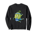 Watermelon Soccer Player Number 7 Sweatshirt - Custom Art Print for Adults
