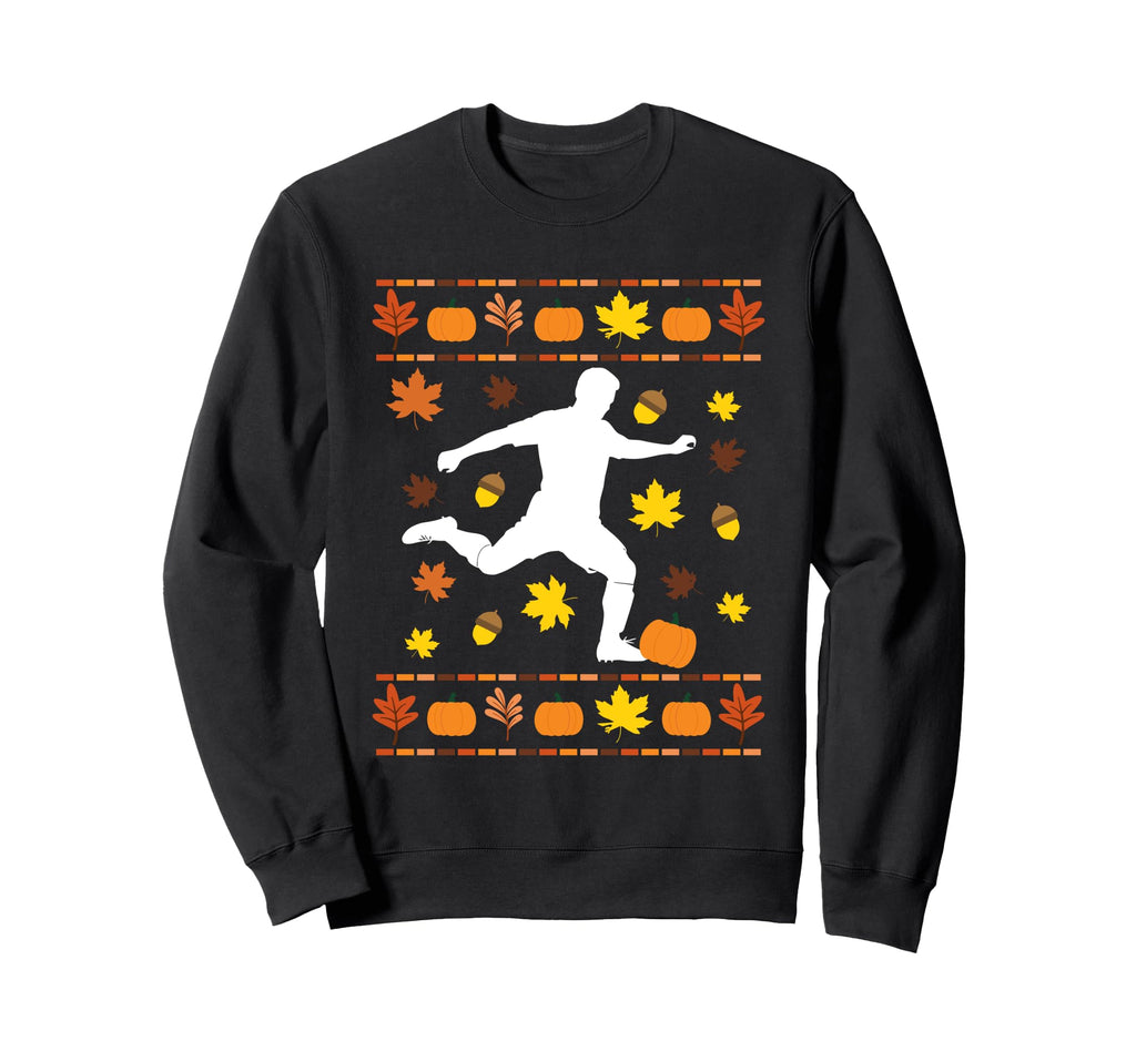 Soccer Player Autumn Fall Season Sweatshirt - Fun Novelty Design Unisex