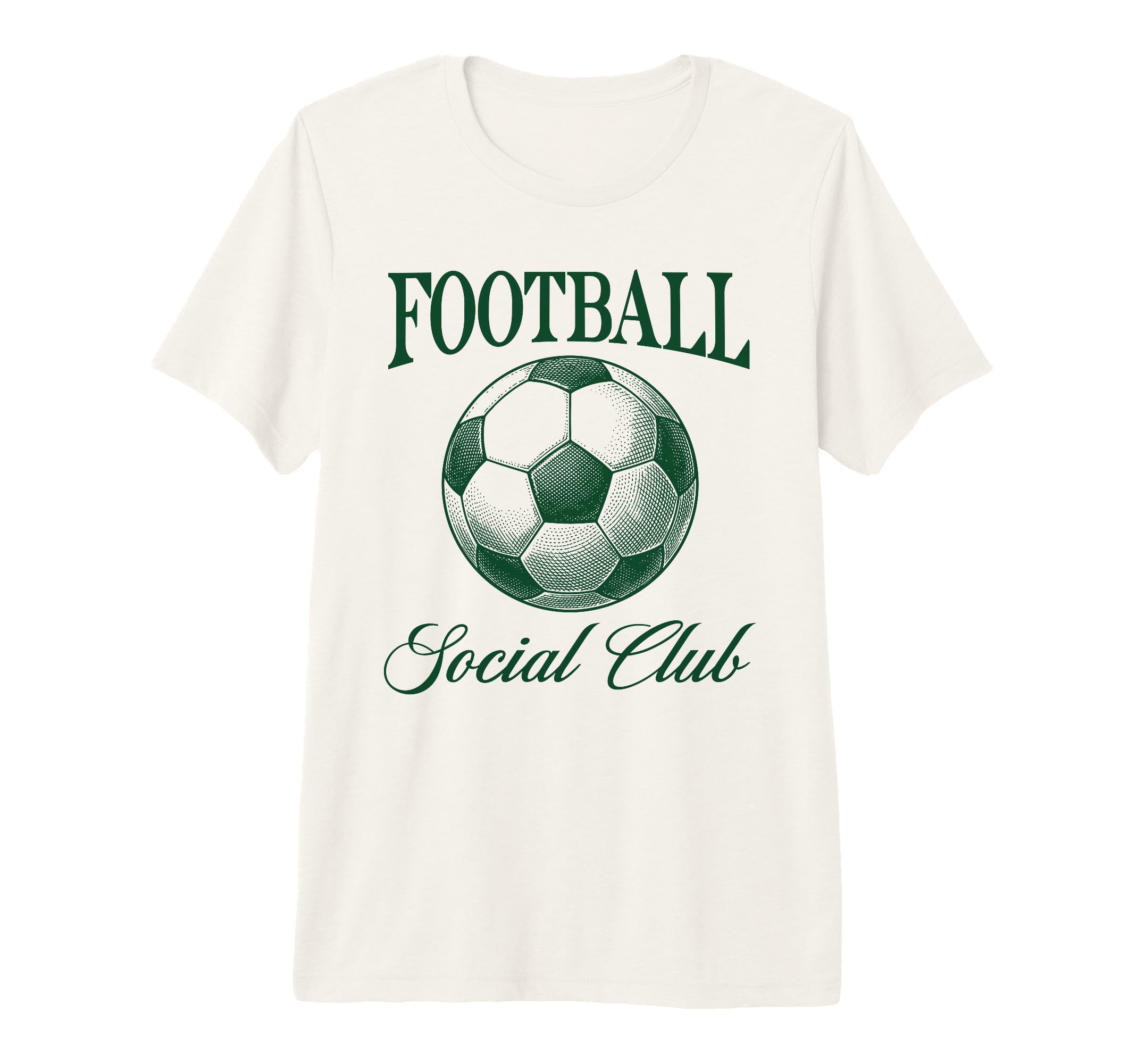 Football Social Club Soccer Ball Tri T-Shirt - Unique Graphic Men Women