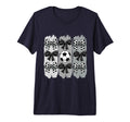 Soccer Coquette Bow Soccer Ball T-Shirt - Fun Novelty Design for Adults
