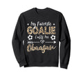 My Favorite Goalie Calls Me Sweatshirt - Fun Novelty Design for Adults
