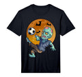 Soccer Zombie Halloween Soccer T-Shirt - Casual Everyday Wear Unisex