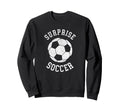 Surprise Soccer Distressed 90S Sweatshirt - Trendy Graphic for Adults
