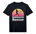 Softball And Soccer Or Performance T-Shirt - Unique Graphic for Adults