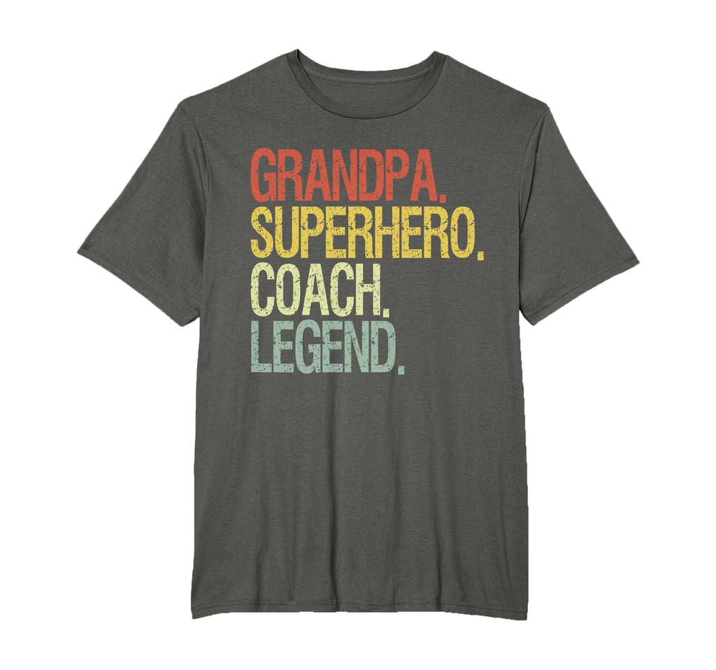 Grandpa Superhero Coach Legend Sweatshirt - Aesthetic Graphic for Adults