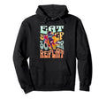Eat Sleep Soccer Repeat Soccer Gifts Hoodie - Minimalist Print for Adults