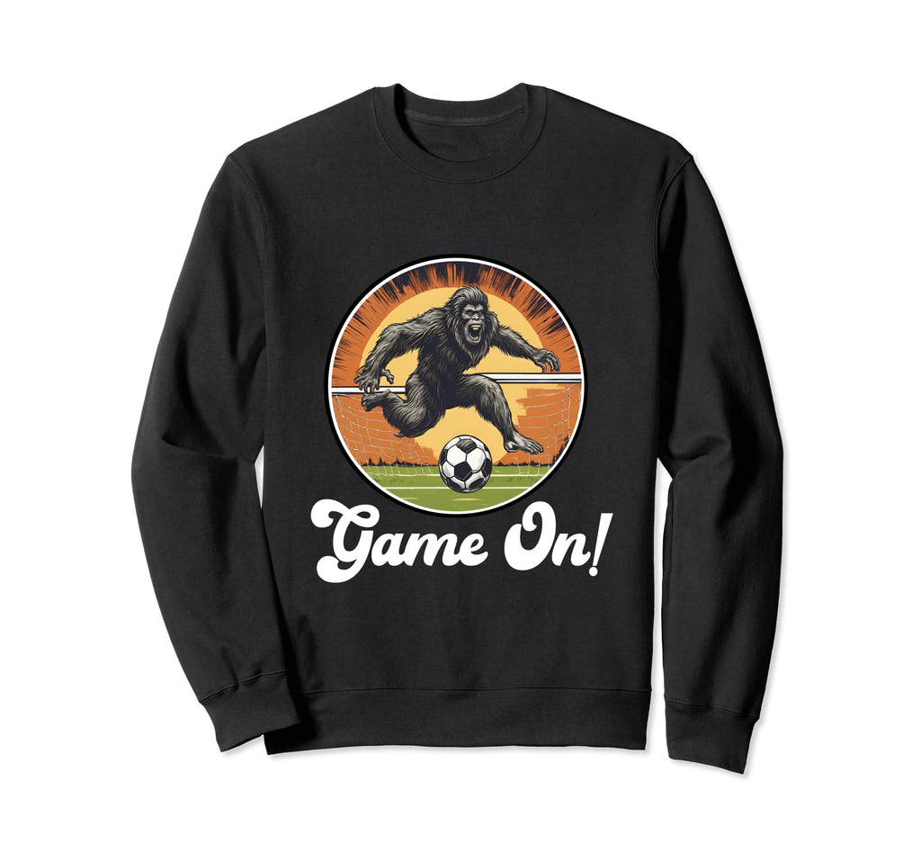 Bigfoot Sasquatch Goalie Player Sweatshirt - Graphic Print Men Women