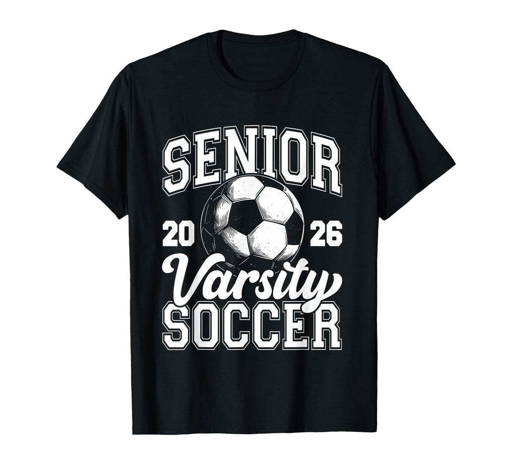 Soccer Senior Class 2026 High School T-Shirt - Custom Art Print Unisex