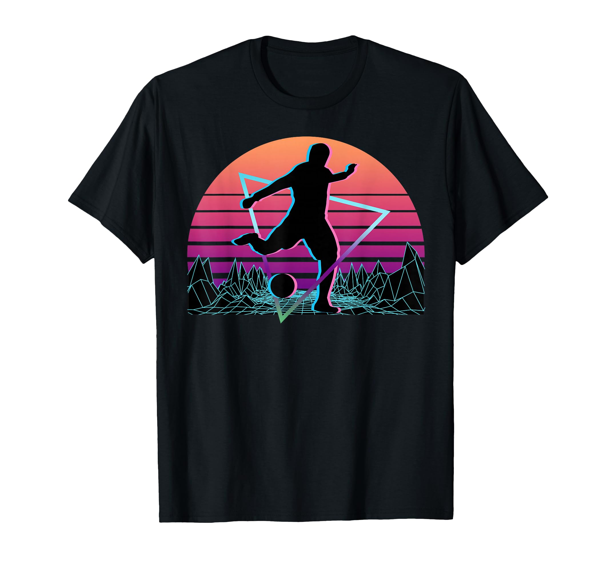 Soccer Player T-Shirt - Custom Art Print Men Women