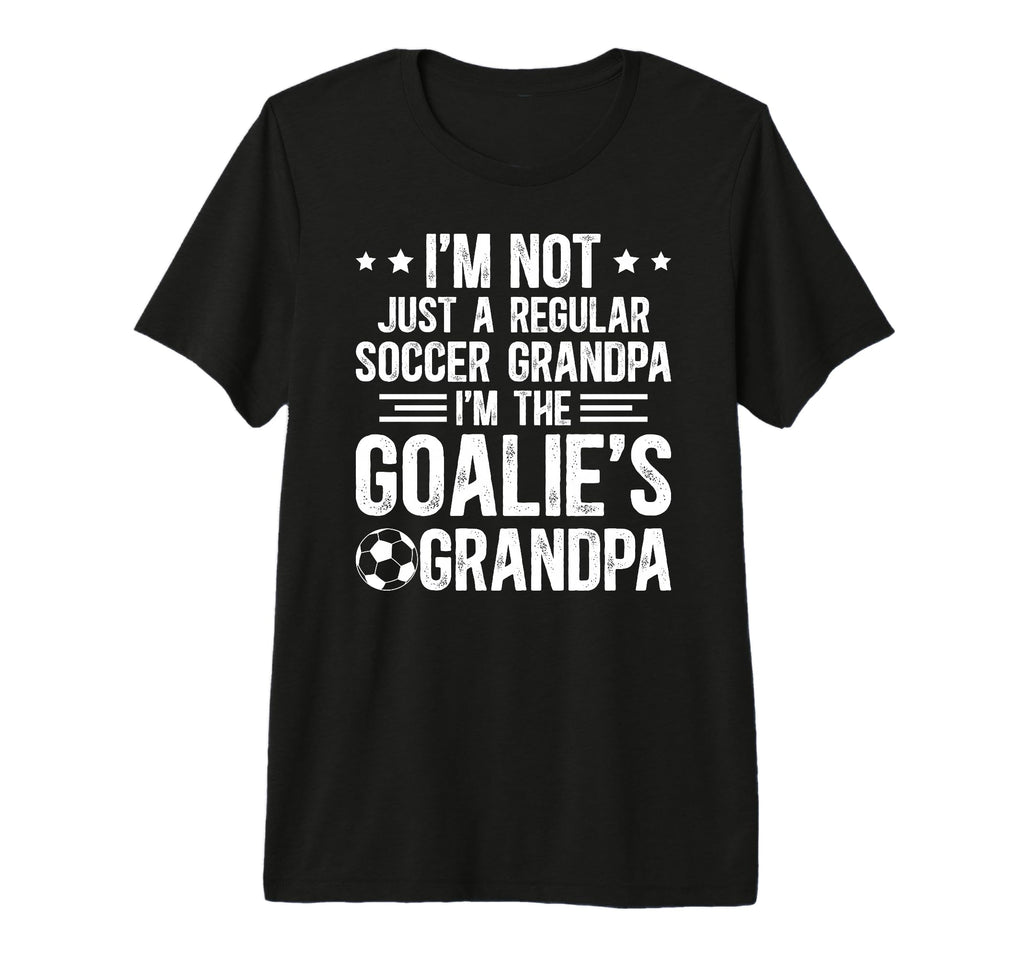 Mens Im Soccer Goalie Grandpa Soccer T-Shirt - Novelty Apparel Men Women