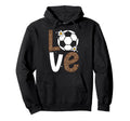 Love Soccer Teenage Soccer Players Hoodie - Streetwear Style Men Women