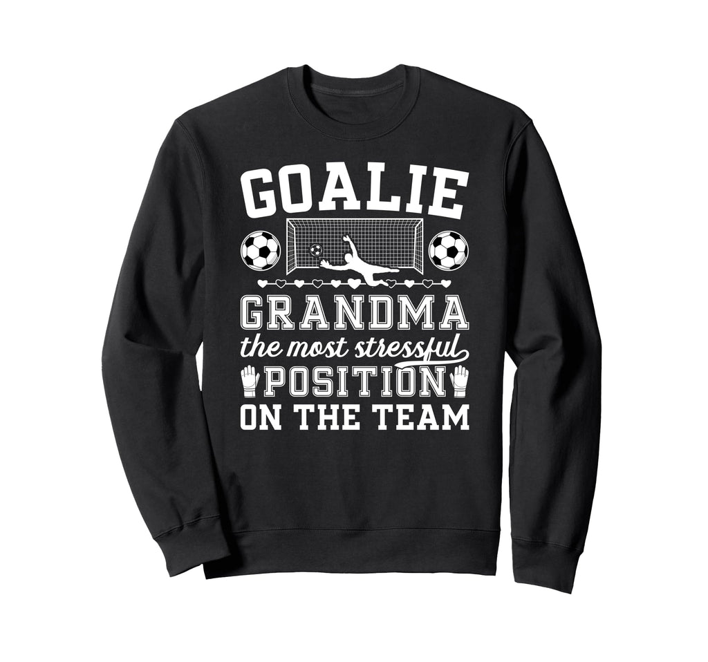 Funny Soccer Goalie Grandma Sweatshirt - Custom Art Print for Adults