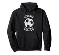 Livonia Soccer Distressed 90S Hoodie - Streetwear Style for Adults