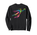 Colorful Funny Soccer Goalie Player Sweatshirt - Custom Art Print Unisex