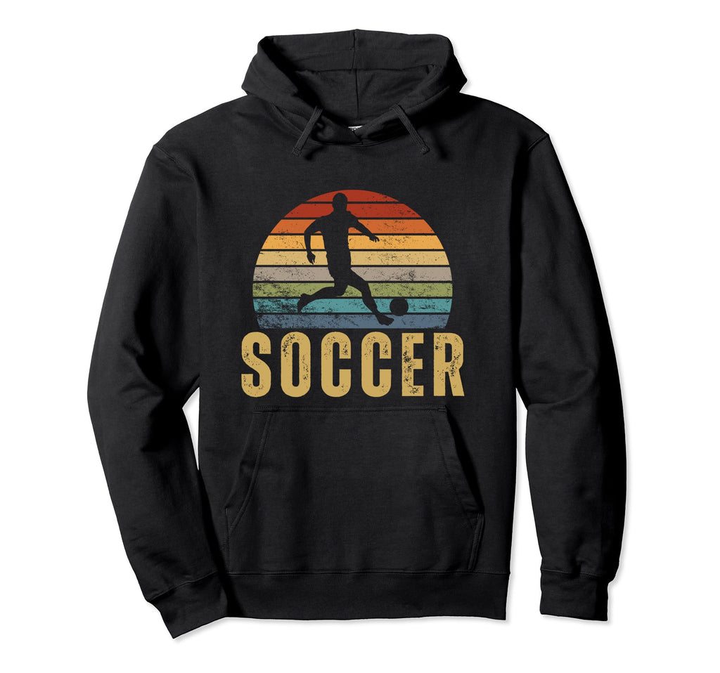 Soccer Player 70S Soccer Hoodie - Fun Novelty Design Unisex