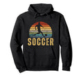 Soccer Player 70S Soccer Hoodie - Fun Novelty Design Unisex