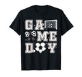 Soccer Coquette Bow Gameday Cheer T-Shirt - Custom Art Print for Adults