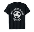 Lafourche Parish Soccer Distressed 90S T-Shirt - Graphic Print Unisex