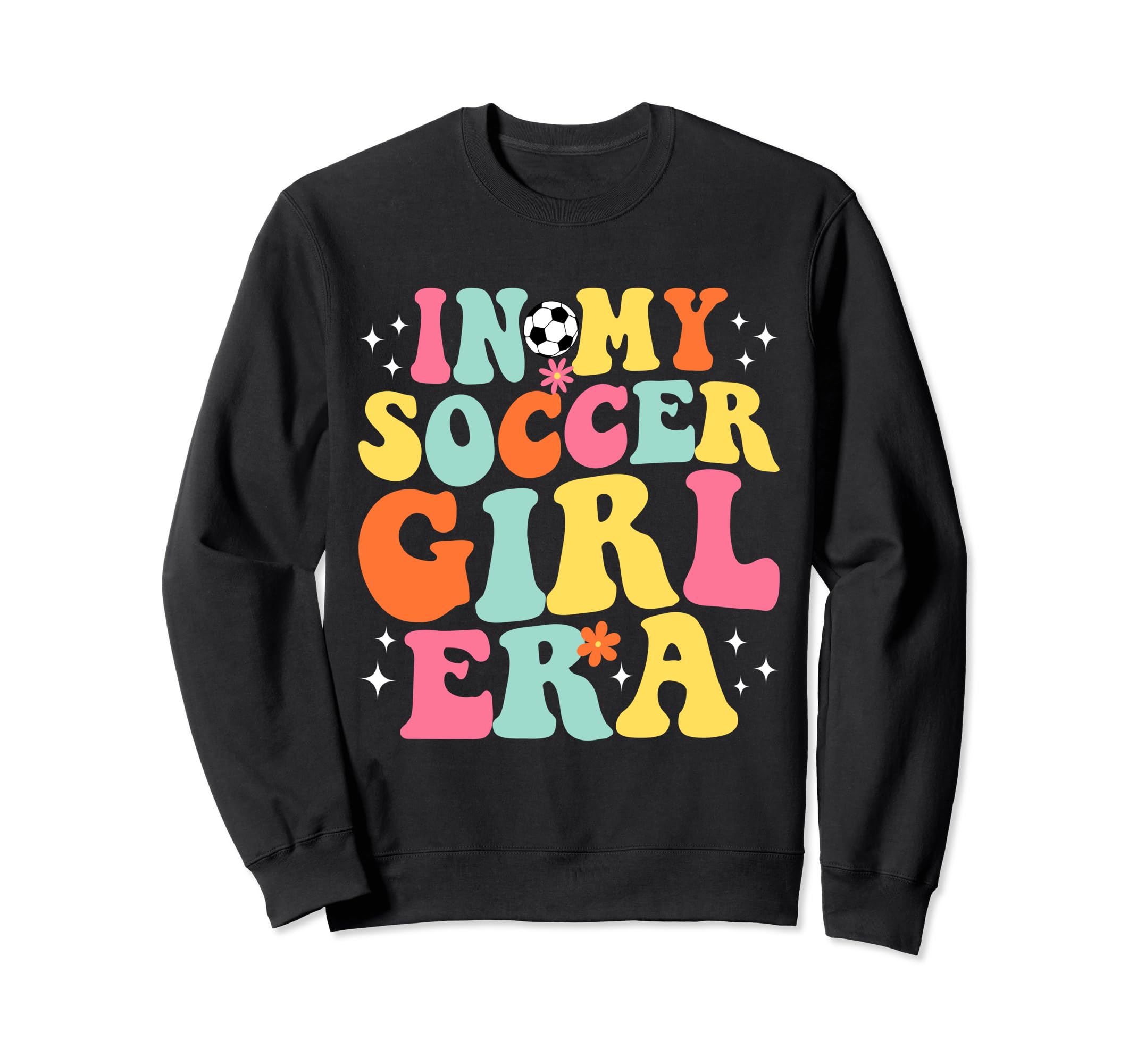 My Soccer Era Game Day Groovy Sweatshirt - Casual Everyday Wear for Adults