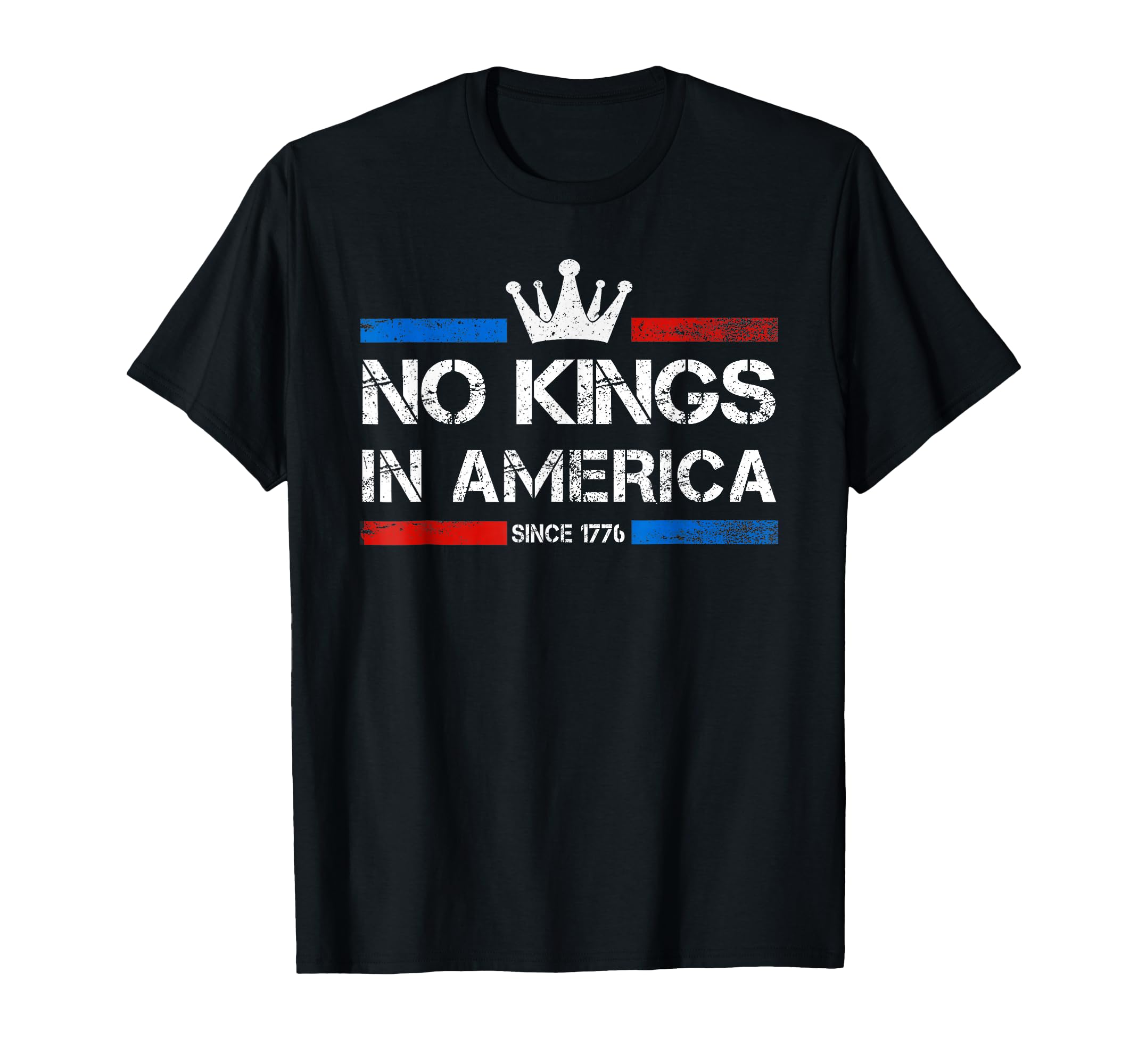 No Kings America Since 1776 T-Shirt - Fun Novelty Design for Adults