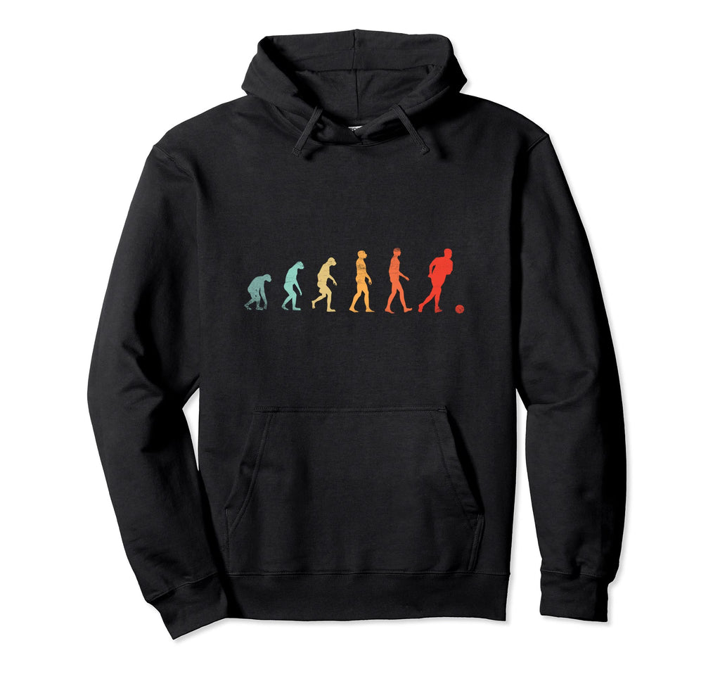 Soccer Player Evolution Hoodie - Minimalist Print Unisex