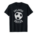 Orlando Soccer Distressed 90S T-Shirt - Custom Art Print Unisex