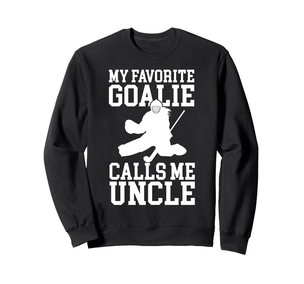 Field Hockey Goalie Uncle Field Sweatshirt - Minimalist Print Unisex