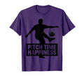 Pitch Time Happiness Soccer T-Shirt - Graphic Print Men Women