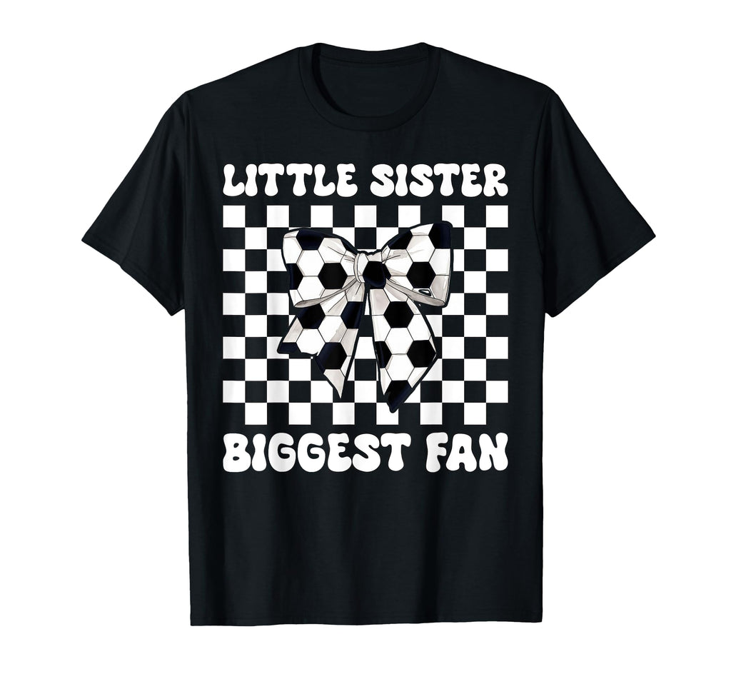 Soccer Sister Coquette Little Sister T-Shirt - Streetwear Style for Adults