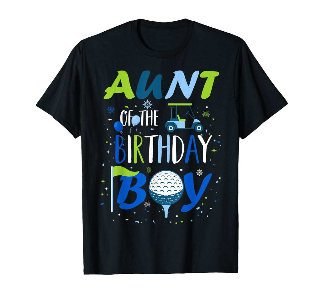 Aunt Birthday Hole One Golf Sport Matching T-Shirt - Graphic Print Unisex