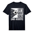 Soccer Art Soccer Lovers Soccer T-Shirt - Casual Everyday Wear Men Women