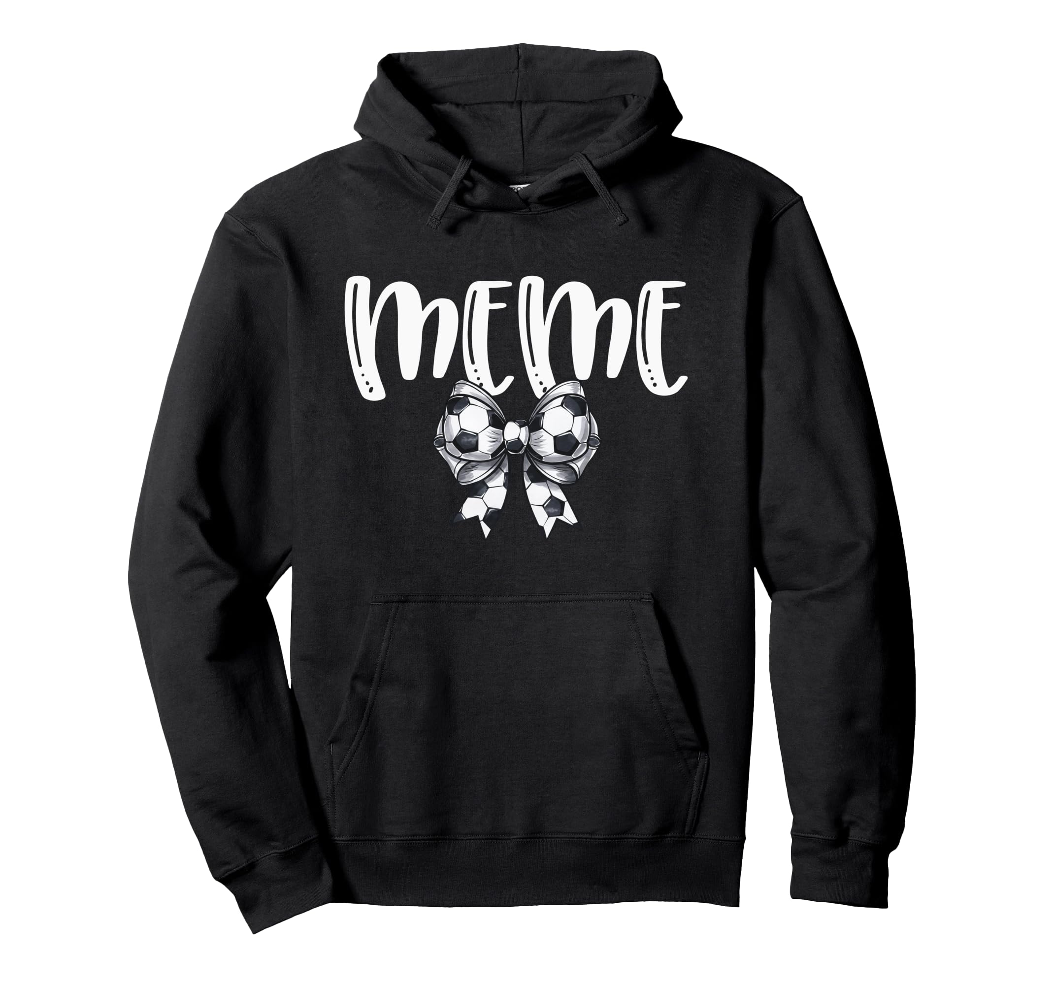Coquette Soccer Meme Spirit Hoodie - Minimalist Print for Adults