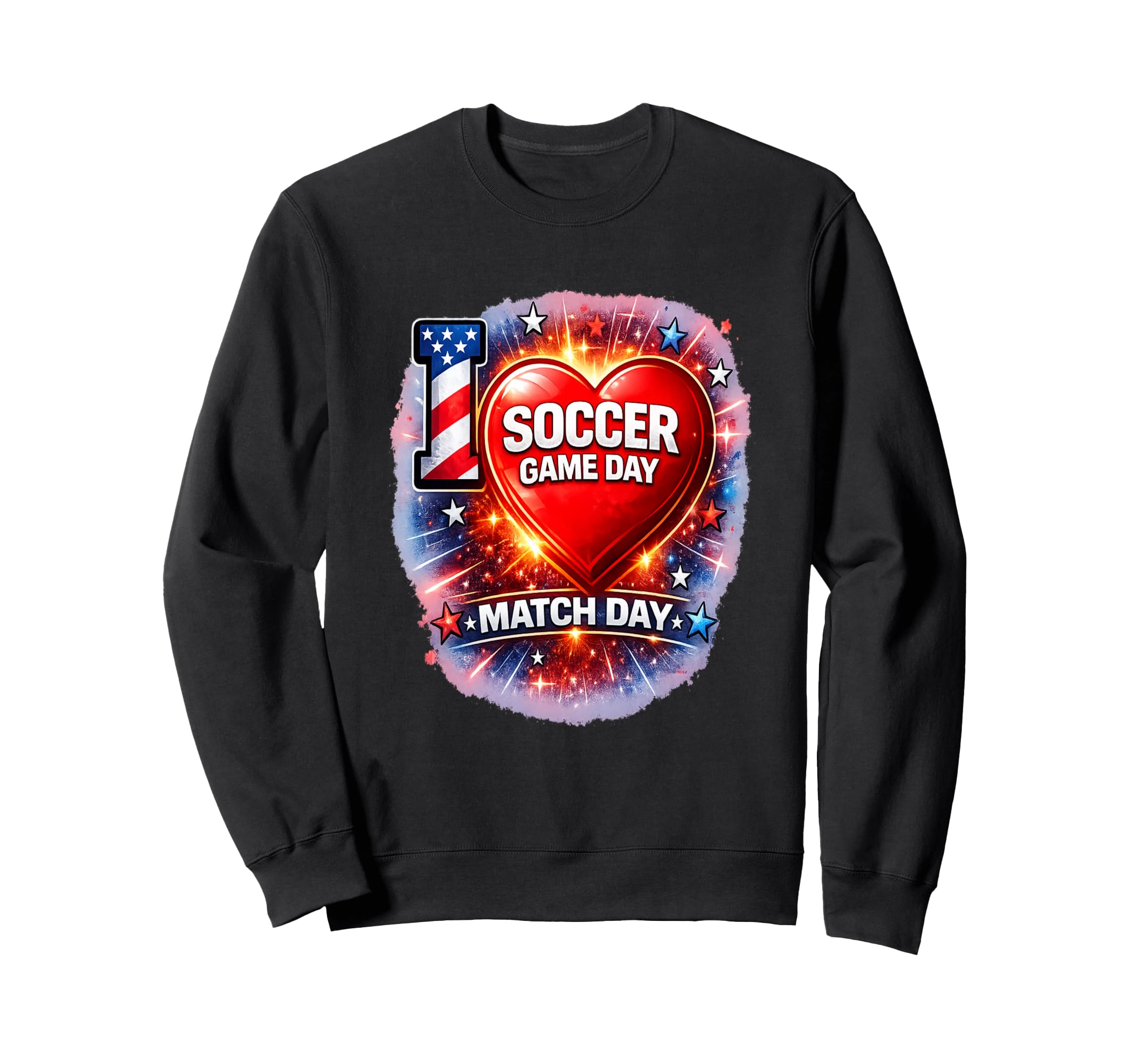 Summer 2026 Soccer Match Day Game Sweatshirt - Custom Art Print Men Women