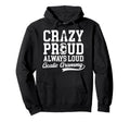 Crazy Proud Soccer Goalie Grammy Soccer Hoodie - Trendy Graphic Men Women