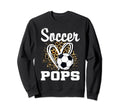Soccer Pops Leopard Heart Matching Sweatshirt - Aesthetic Graphic Unisex